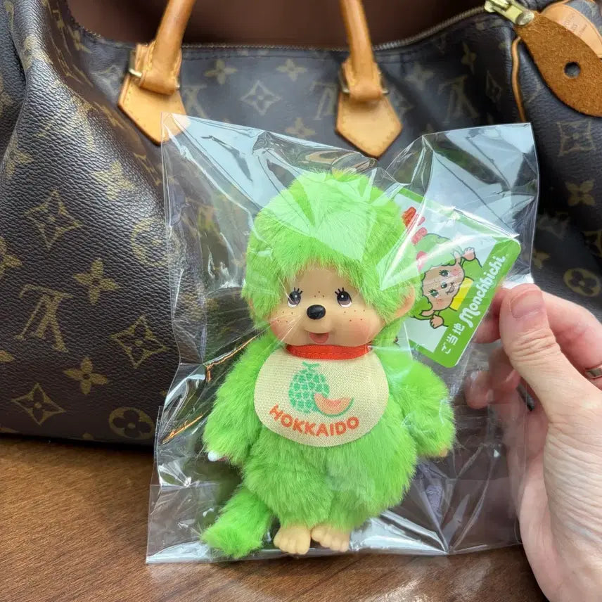 [BUNJANG] Monchhichi Melon Keyring / 훗카이도 한정판 멜론몬치치키링