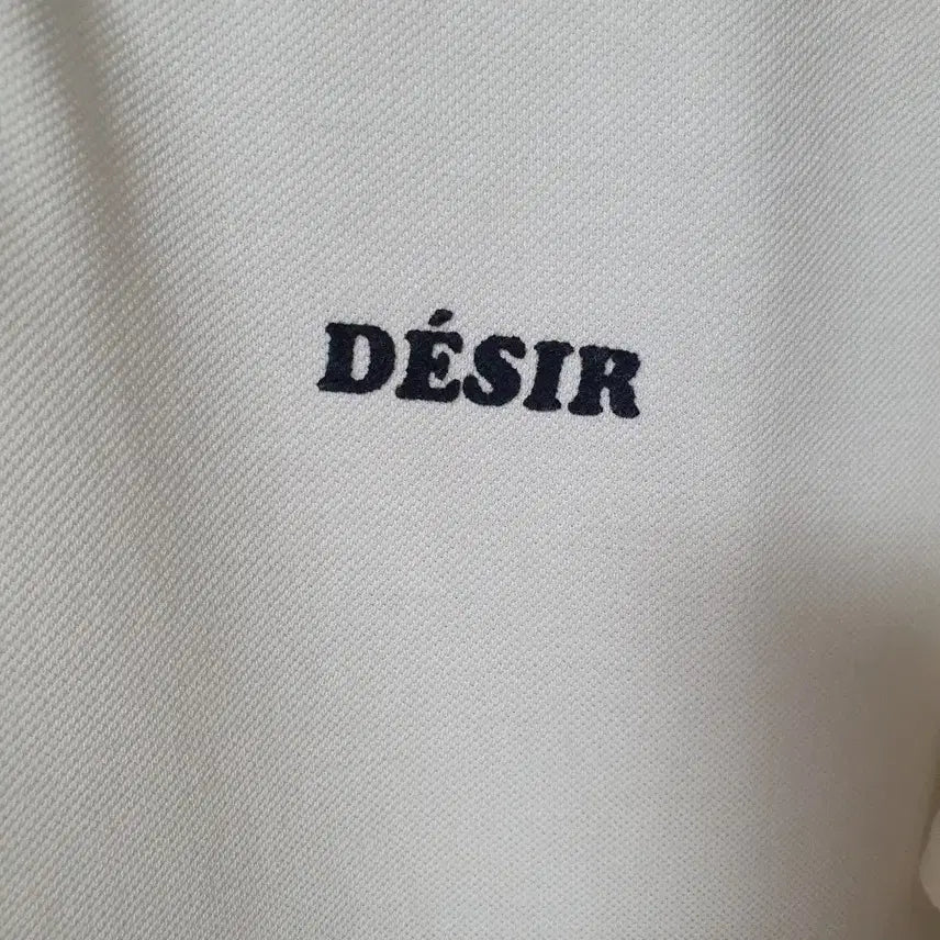 [BUNJANG] Sandro Homme Logo White Polo Shirt (Size 95) / (95) 산드로옴므 로고 화이트 카라티셔츠