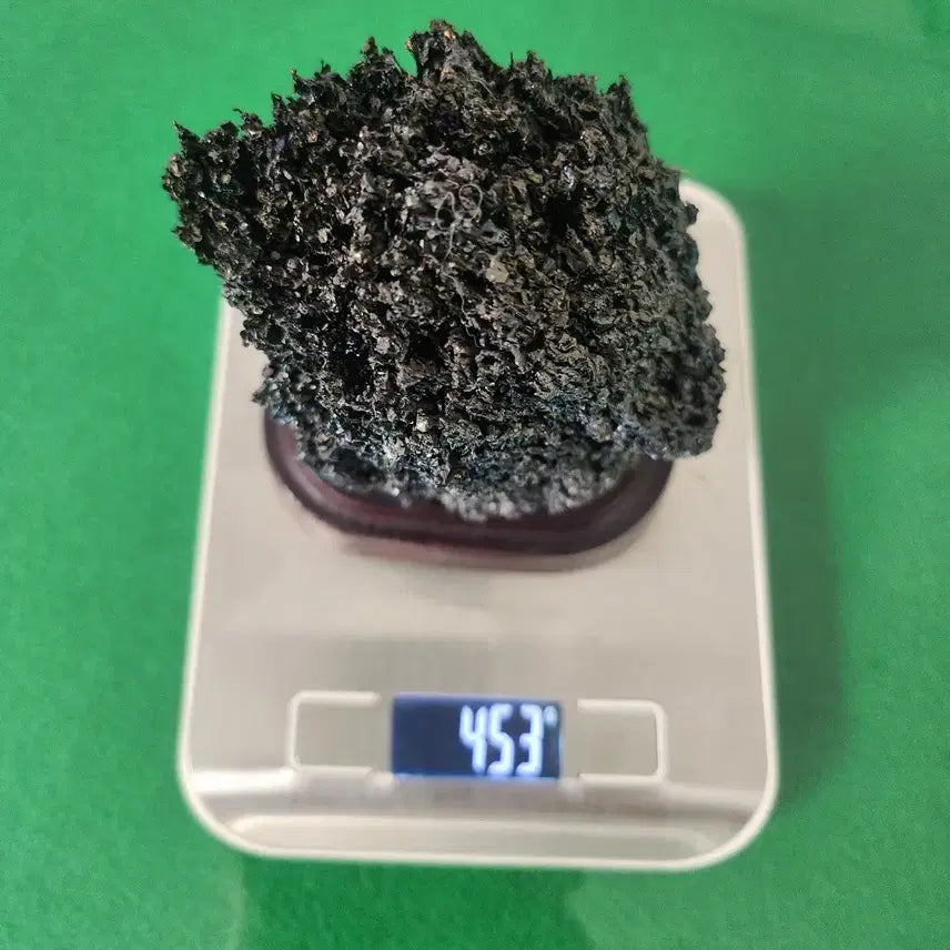 [BUNJANG] Orthoceras Fossil and Carborundum Mineral Bundle Set / 오소세라스 화석과 카보런덤 광물 수석 2개 일괄