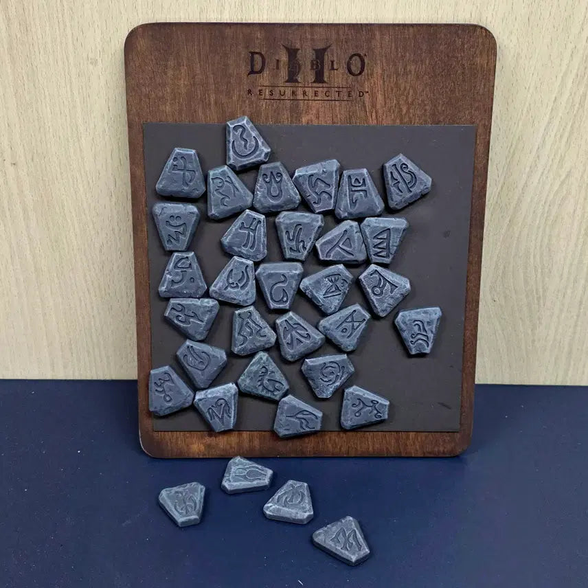 [BUNJANG] Diablo II Resurrected Rune Set Magnet / [미개봉/새상품] 디아블로 2 레저렉션 룬 세트 마그넷