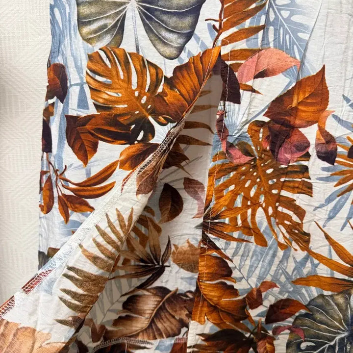 [BUNJANG] Flower Pattern Midi Skirt / 새상품:) 플라워 패턴 미디스커트