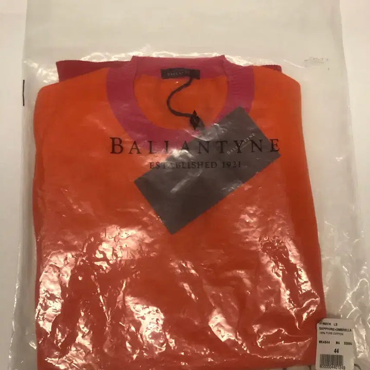 [BUNJANG] Ballantyne Printed Round Neck Knit Sweater / BALLANTYNE(발란타인) 프린팅 라운드넥 니트
