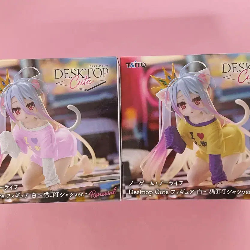 [BUNJANG] No Game No Life Shiro Desktop Cat Figure / 일괄 노게임 노라이프 시로 데스크탑 고양이 피규어