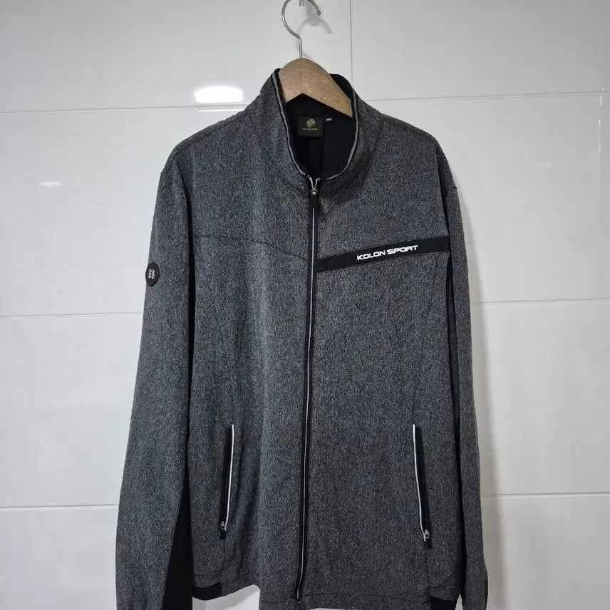 [BUNJANG] Kolon Sport Gray Zip-Up Jacket (Size 100) / 코오롱스포츠 그레이 집업 자켓100