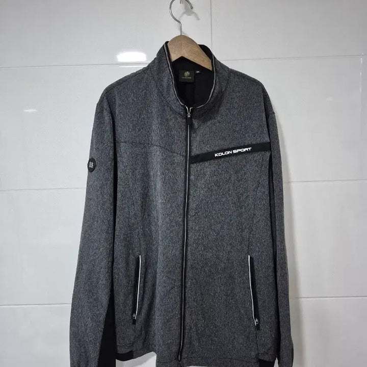 [BUNJANG] Kolon Sport Gray Zip-Up Jacket (Size 100) / 코오롱스포츠 그레이 집업 자켓100