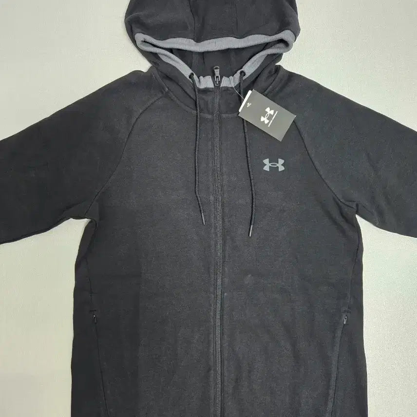 [BUNJANG] Under Armour Hooded Zip-up Black L / 언더아머 후드집업 블랙 L 새상품