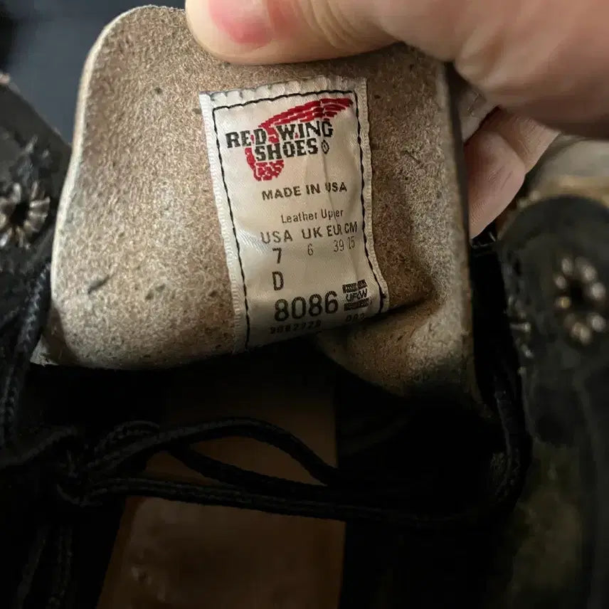 [BUNJANG] Red Wing Iron Ranger Charcoal Rough and Tough Boots / 레드윙 아이언레인저 차콜 러프앤터프 250 7D
