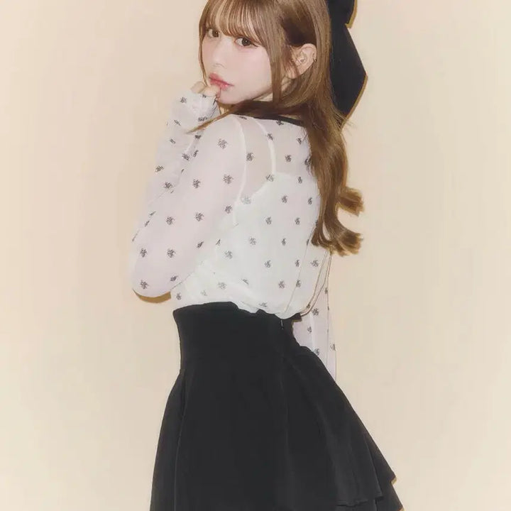 [BUNJANG] Michel Macaron Black XS Skirt / 미셸마카롱 미각스커트 블랙 xs