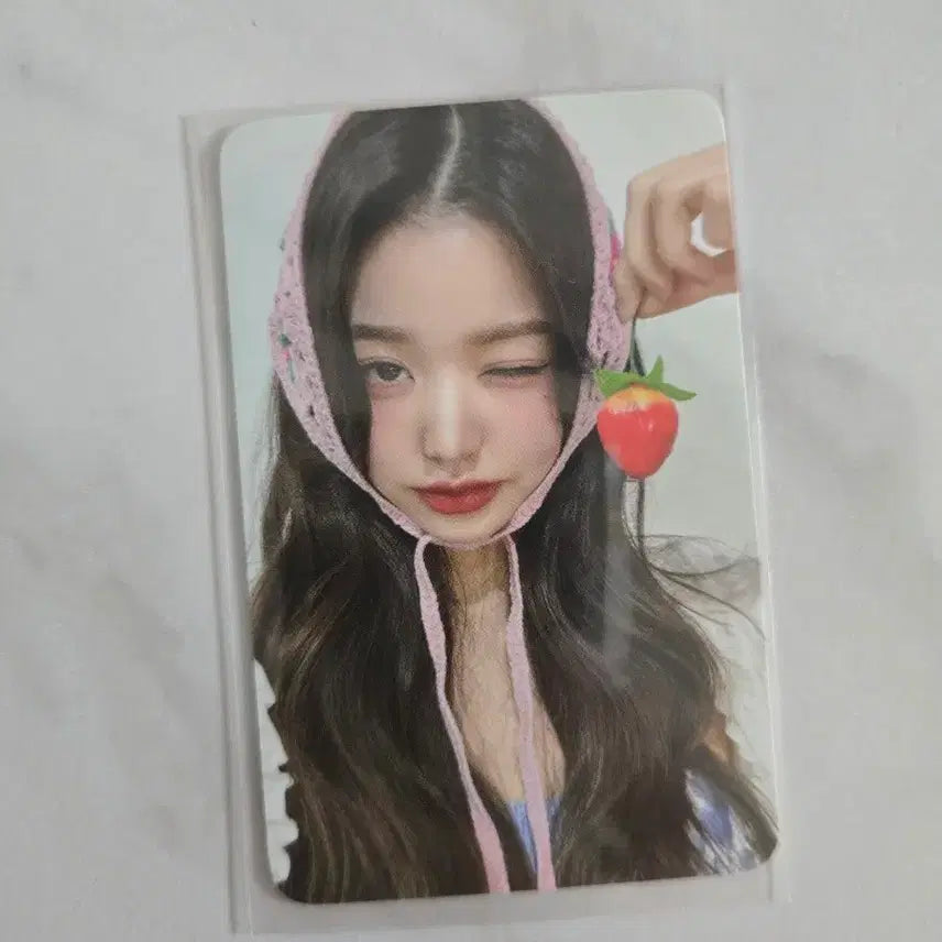 [SOLD OUT] 아이브 장원영 사운드웨이브 사웨 럭키드로우 팬콘서트 딸기 포토카드