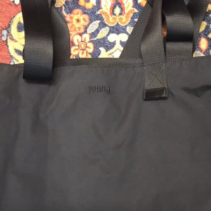 [BUNJANG] Juun.J Black Solid Two-Way Bag / 준지(Juun.J) 블랙 솔리드 투웨이 백