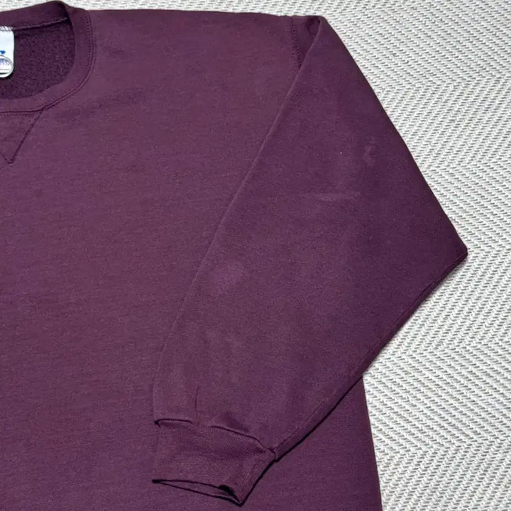 [BUNJANG] Russell Athletic Brown &amp; Burgundy Vintage Sweatshirt / (XL) 00s 빈티지 러셀 애슬레틱 브라운&amp;버건디 맨투맨