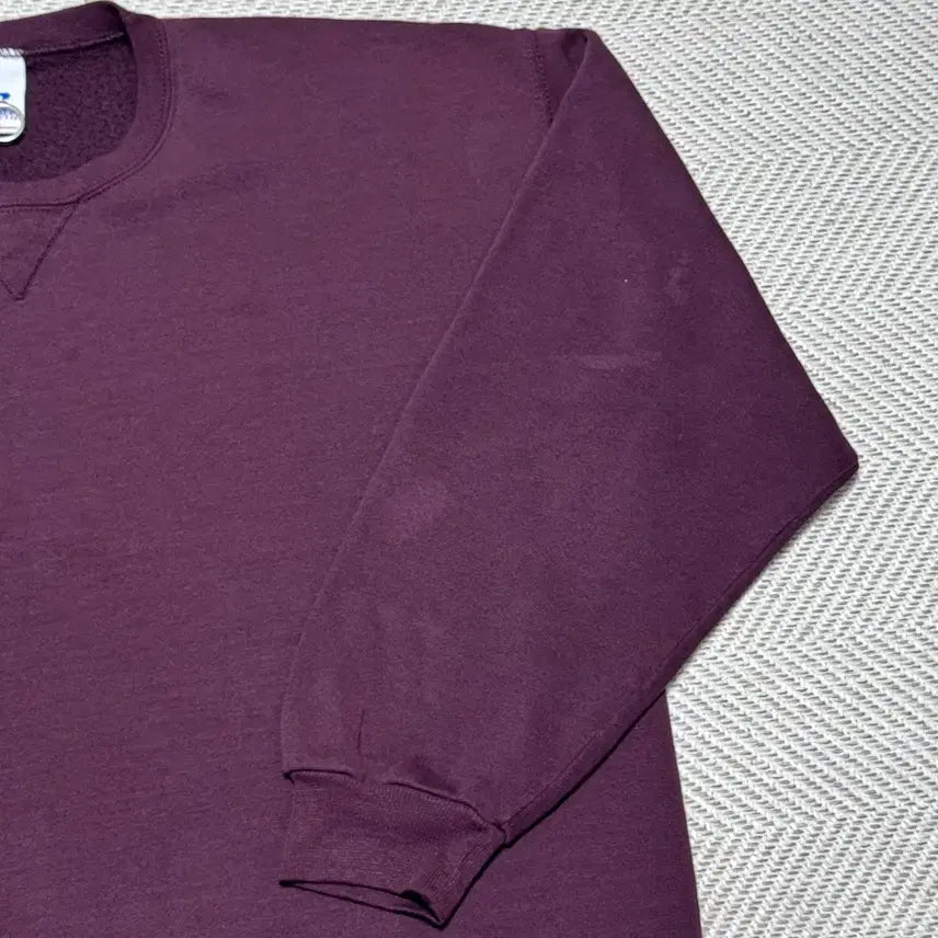 [BUNJANG] Russell Athletic Brown &amp; Burgundy Vintage Sweatshirt / (XL) 00s 빈티지 러셀 애슬레틱 브라운&amp;버건디 맨투맨