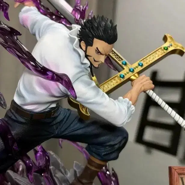 [BUNJANG] TH Studio One Piece Mihawk Figure (Resin) / 원피스 미호크 피규어 칼 휘두르는 자세 (레진)