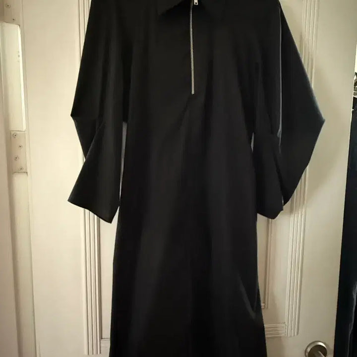 [BUNJANG] COS Black Zip-Up Long Dress / cos 블랙 집업 원피스