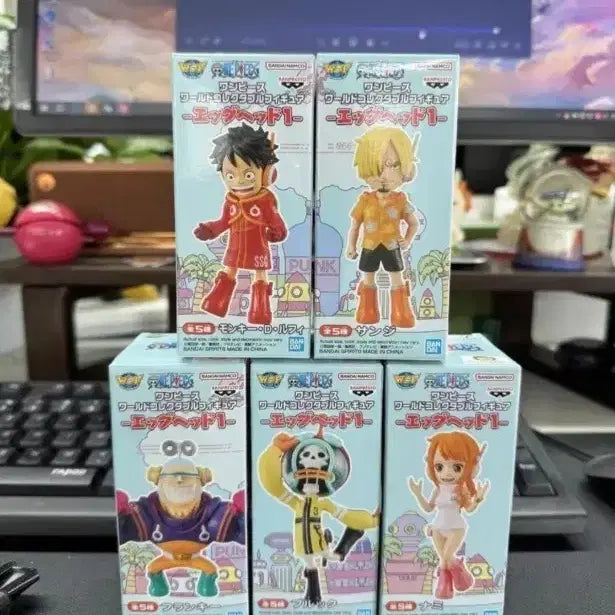 [BUNJANG] One Piece World Collectable Figure Egghead Set (10 Figures) / 원피스 월드 콜렉터블 피규어 에그헤드 10종