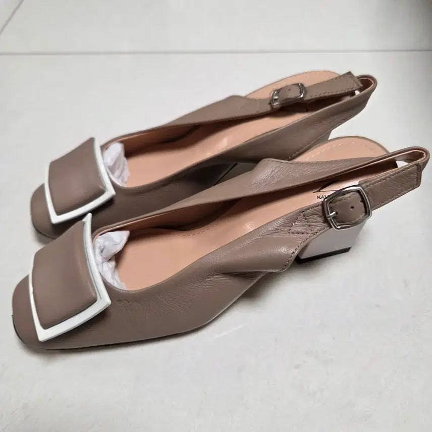 [BUNJANG] Namu Hana Beige Slingback 230mm / 나무하나 베이지 슬링백 230mm