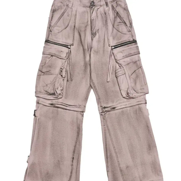 [BUNJANG] SKISM Inducing Big Cargo Pants Mud M / 스키즘인듀싱 빅 카고팬츠 머드 M