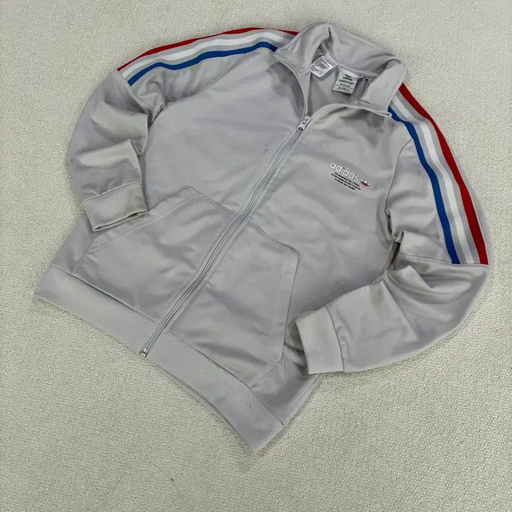 [BUNJANG] Adidas Three Stripes Track Top - Grey M / 아디다스 삼선 트랙탑 그레이 M