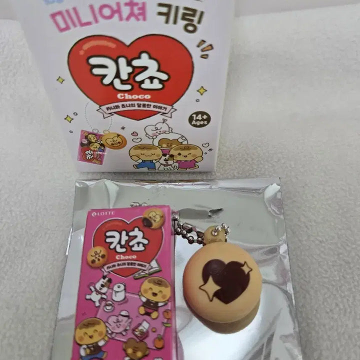 [BUNJANG] Kancho Miniature Keyring Heart / 칸쵸 미니어쳐 키링 하트