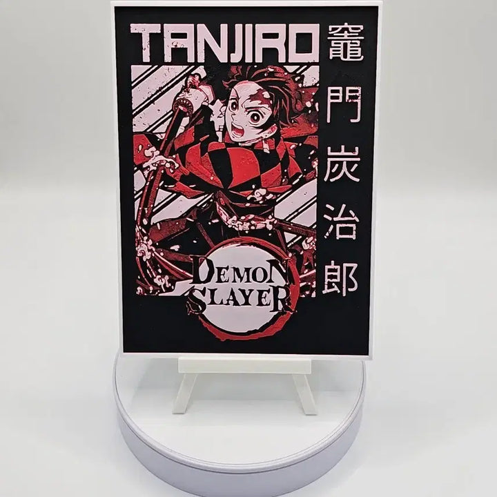 [BUNJANG] Demon Slayer Tanjiro 2.5D Memory Art Decoration / [3D 메모리 아트]  귀멸의 칼날 탄지로 장식품