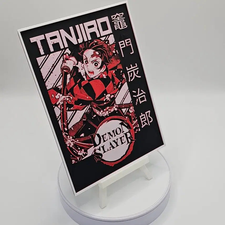 [BUNJANG] Demon Slayer Tanjiro 2.5D Memory Art Decoration / [3D 메모리 아트]  귀멸의 칼날 탄지로 장식품