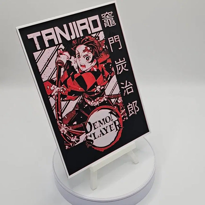 [BUNJANG] Demon Slayer Tanjiro 2.5D Memory Art Decoration / [3D 메모리 아트]  귀멸의 칼날 탄지로 장식품