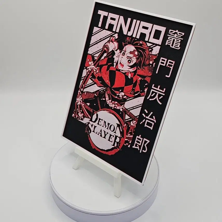 [BUNJANG] Demon Slayer Tanjiro 2.5D Memory Art Decoration / [3D 메모리 아트]  귀멸의 칼날 탄지로 장식품