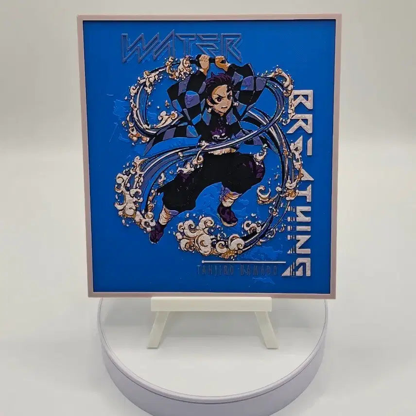 [BUNJANG] Demon Slayer Kamado Tanjiro 2.5D Memory Art Decoration / [3D 메모리 아트] 귀멸의 칼날 카마도 탄지로 장식품
