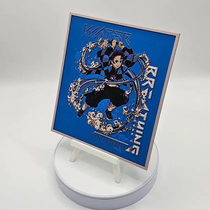 [BUNJANG] Demon Slayer Kamado Tanjiro 2.5D Memory Art Decoration / [3D 메모리 아트] 귀멸의 칼날 카마도 탄지로 장식품
