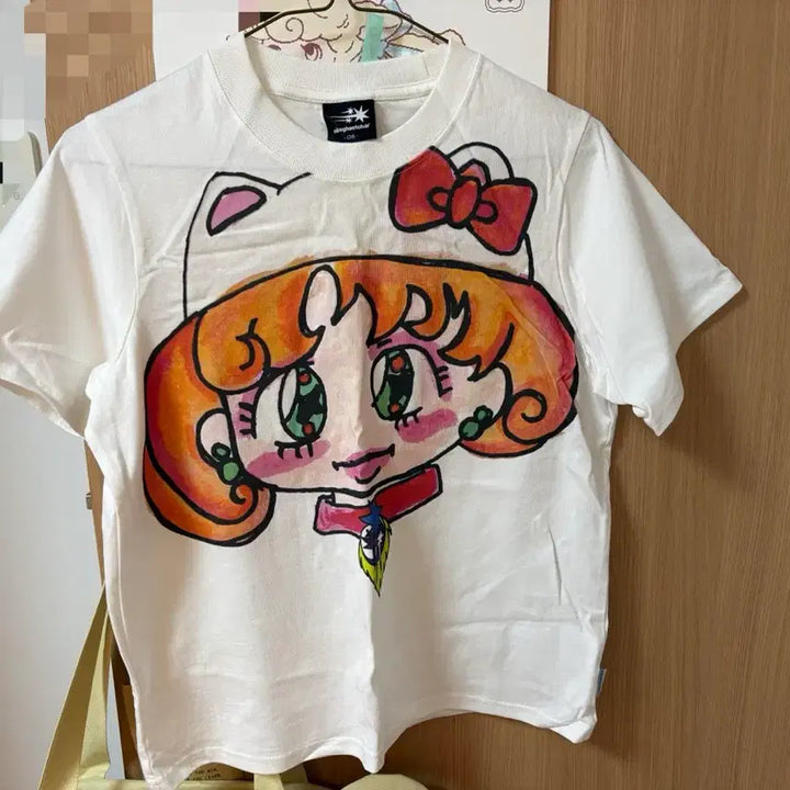 [BUNJANG] Niceghostclub GHOSTSOULGIRL CAT Tee / 나이스고스트클럽 나고클 GHOSTSOULGIRL CAT TEE