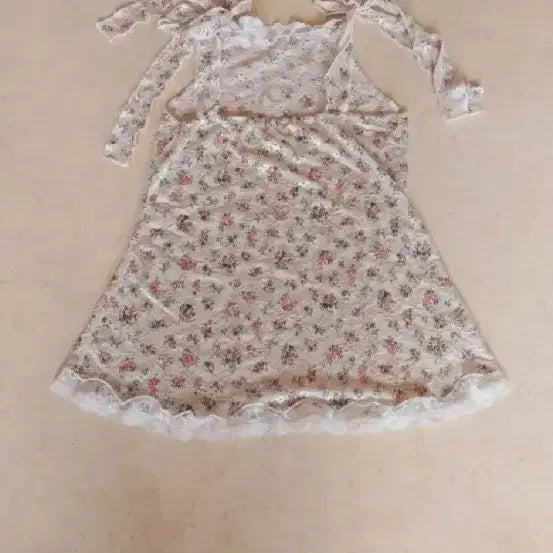 [BUNJANG] Binary One Lace Elan Mini Sleeveless Dress / 바이너리원 레이스 엘란 미니 원피스 나시원피스