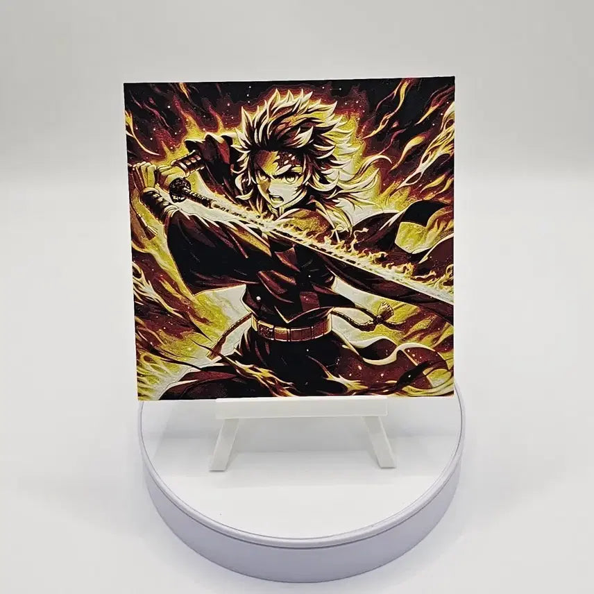 [BUNJANG] Demon Slayer Tanjiro 2.5D Memory Art Decoration / [3D 메모리 아트]  귀멸의 칼날 탄지로 장식품