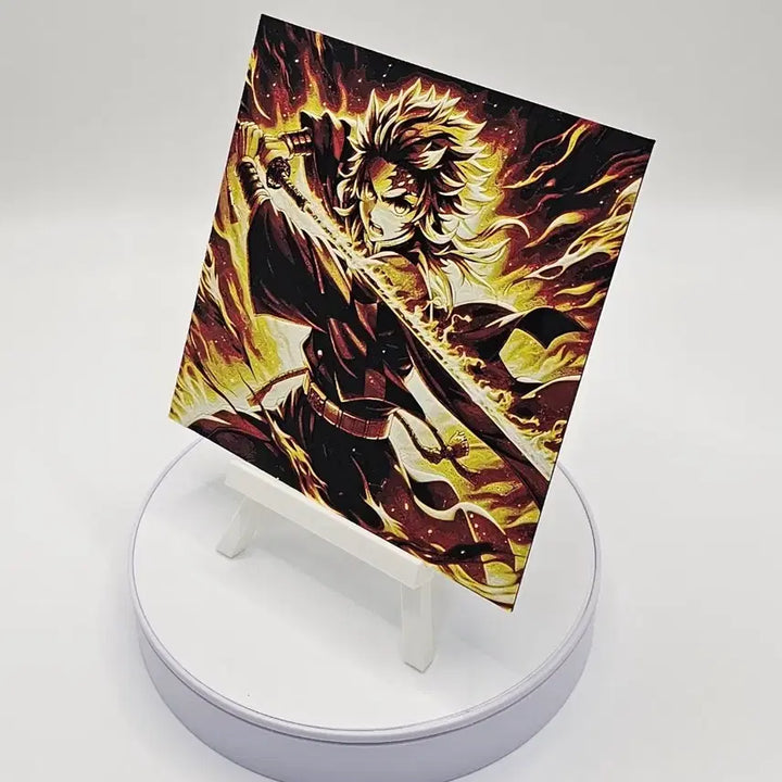 [BUNJANG] Demon Slayer Tanjiro 2.5D Memory Art Decoration / [3D 메모리 아트]  귀멸의 칼날 탄지로 장식품