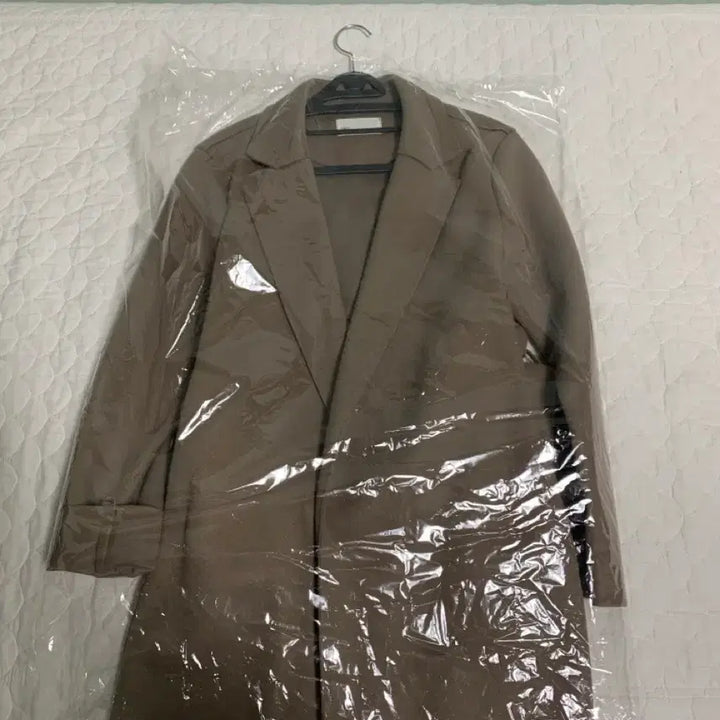 [BUNJANG] Beige Mid-Length Half Coat / 베이지 하프코트 반코트 중기장코트