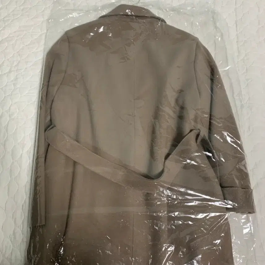 [BUNJANG] Beige Mid-Length Half Coat / 베이지 하프코트 반코트 중기장코트