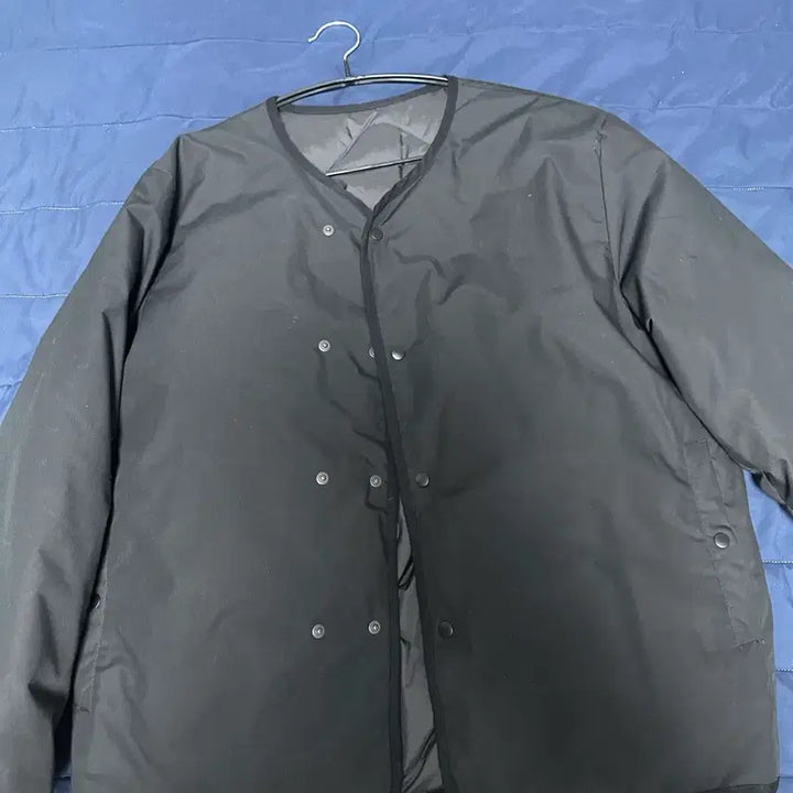 [BUNJANG] Nanamica Reversible Insulation Cardigan (Black) - Size S / [S] 나나미카 리버서블 인슐레이션 가디건(블랙)