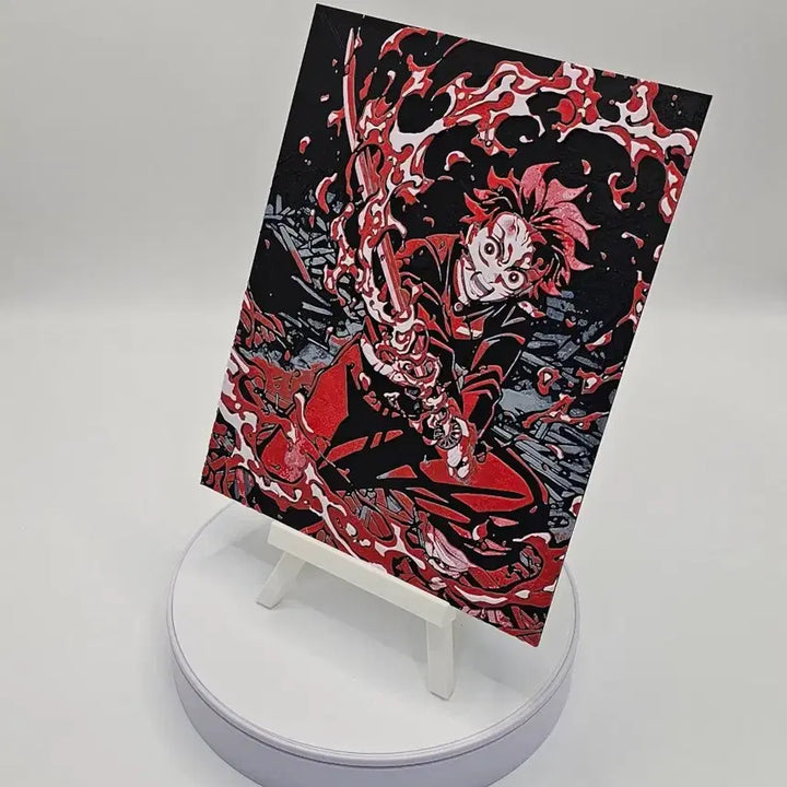 [BUNJANG] Demon Slayer Tanjiro Illustration Frame / 귀멸의 칼날 탄지로 그림 액자