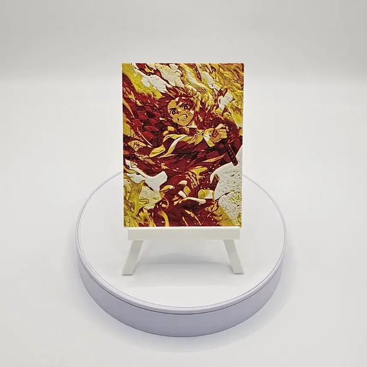 [BUNJANG] Demon Slayer Tanjiro Mini Canvas / [3D 메모리 아트] 귀멸의 칼날 탄지로 장식품