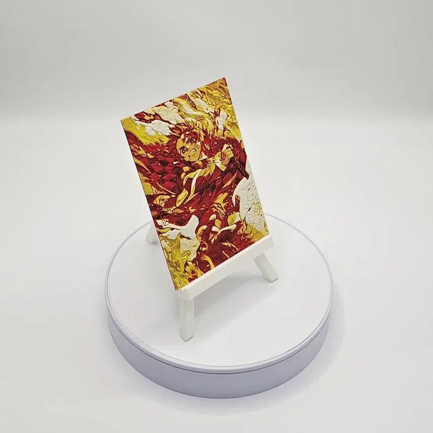 [BUNJANG] Demon Slayer Tanjiro Mini Canvas / [3D 메모리 아트] 귀멸의 칼날 탄지로 장식품