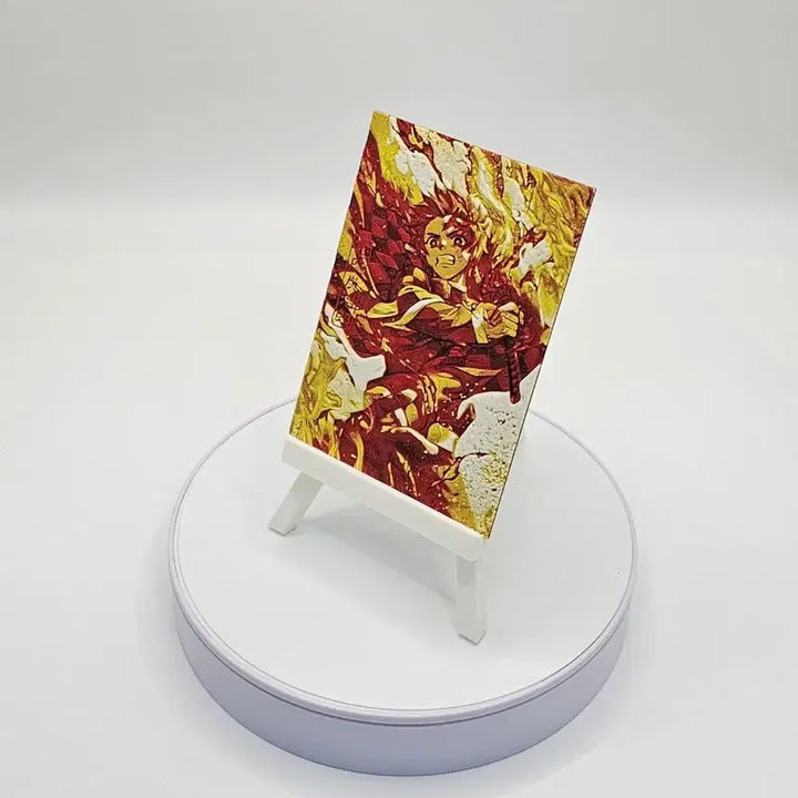 [BUNJANG] Demon Slayer Tanjiro Mini Canvas / [3D 메모리 아트] 귀멸의 칼날 탄지로 장식품