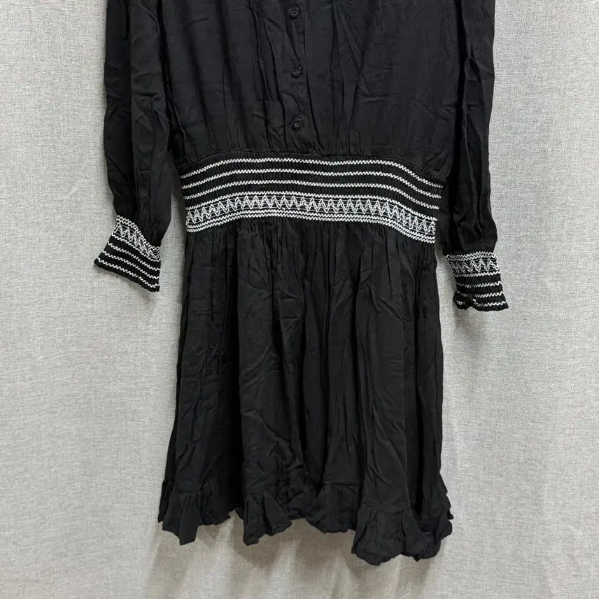 [SOLD OUT] [66] 지고트 여성 브이넥 7부 스판 원피스
