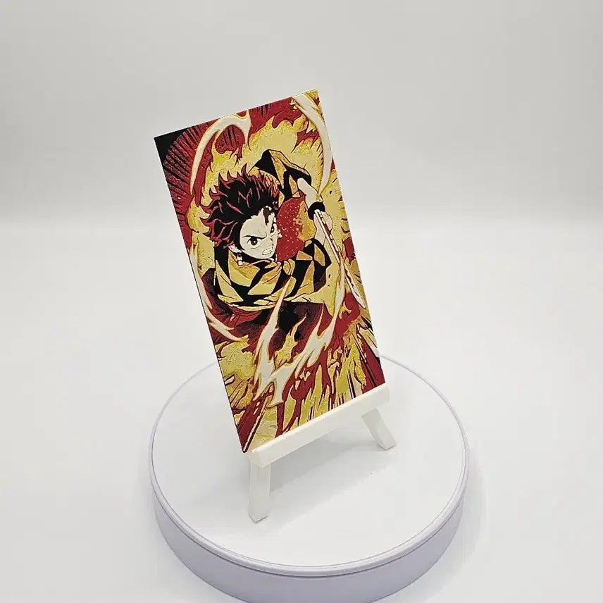 [BUNJANG] Demon Slayer Tanjiro Card / [3D 메모리 아트] 귀멸의 칼날 탄지로 장식품