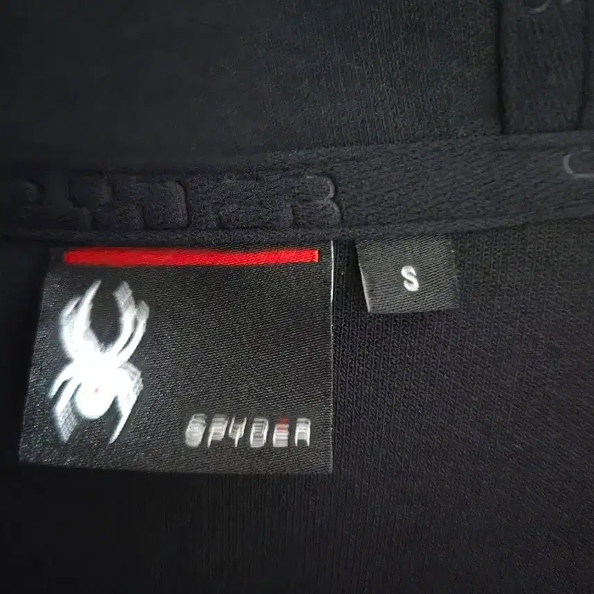 [BUNJANG] Spyder Black Hoodie / Spyder 스파이더 블랙 후드티 (세일22.000-20.000)