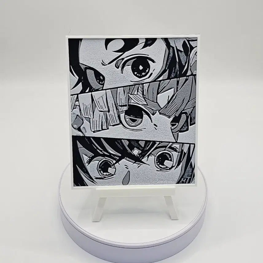 [BUNJANG] Demon Slayer Character Eye Art Board / [3D 메모리 아트] 귀멸의 칼날 캐릭터 눈망울 장식품