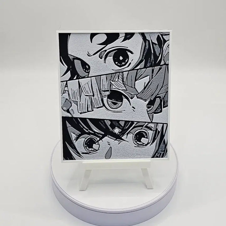 [BUNJANG] Demon Slayer Character Eye Art Board / [3D 메모리 아트] 귀멸의 칼날 캐릭터 눈망울 장식품