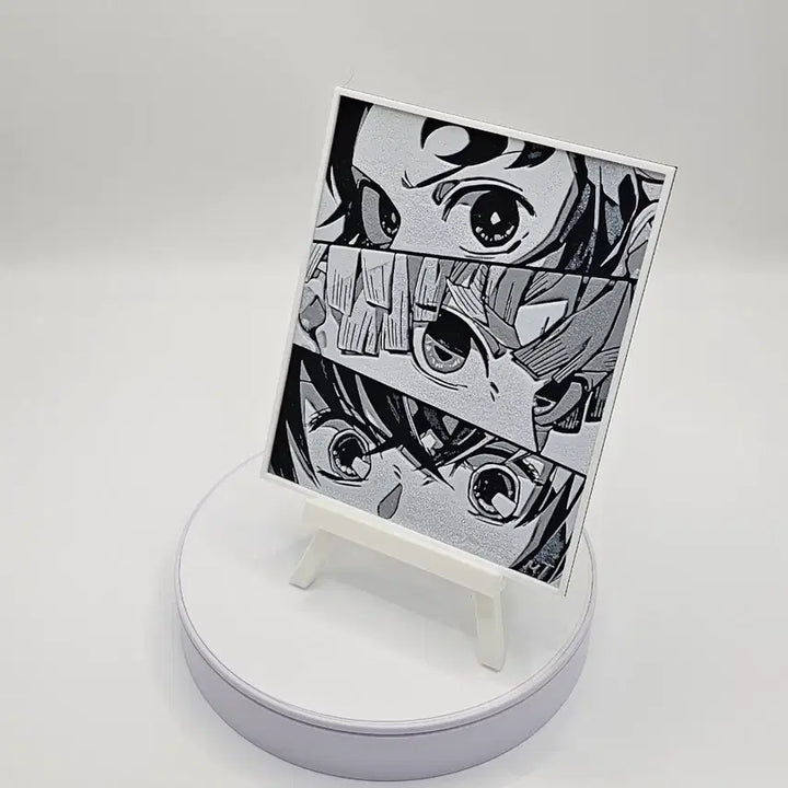 [BUNJANG] Demon Slayer Character Eye Art Board / [3D 메모리 아트] 귀멸의 칼날 캐릭터 눈망울 장식품