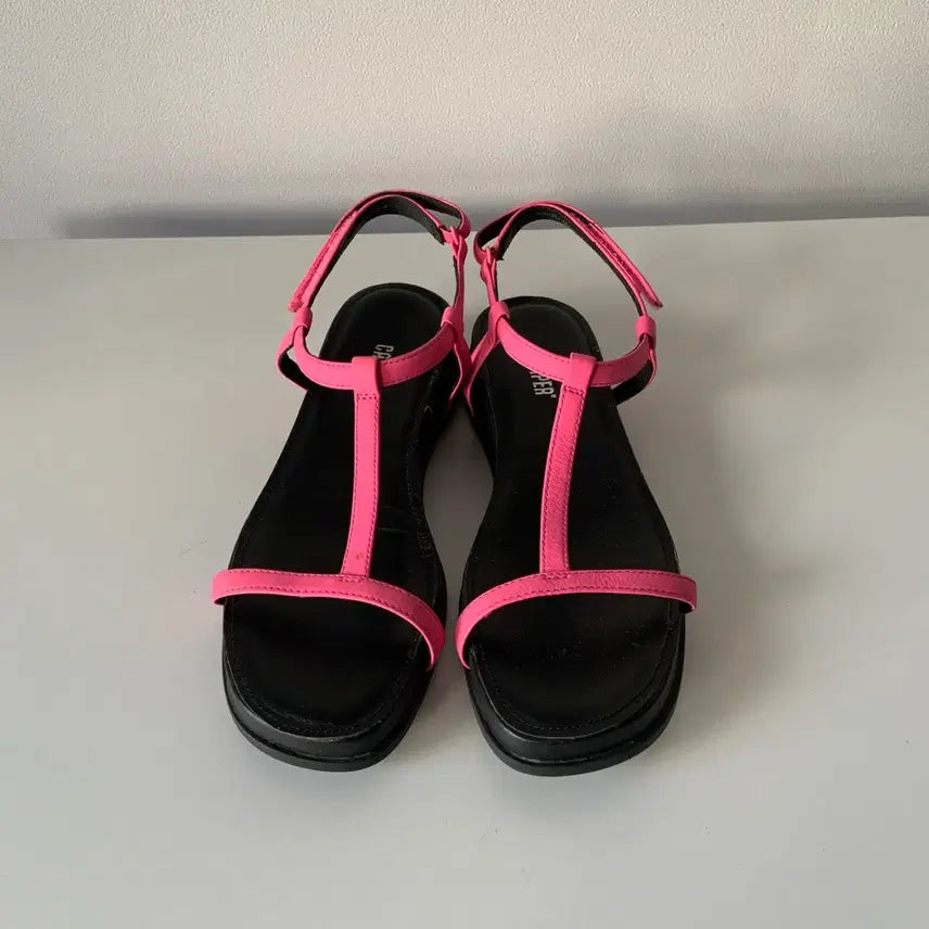 [BUNJANG] Camper Pink Strap Sandals 220 / 220 캠퍼 핑크 스트랩 샌들