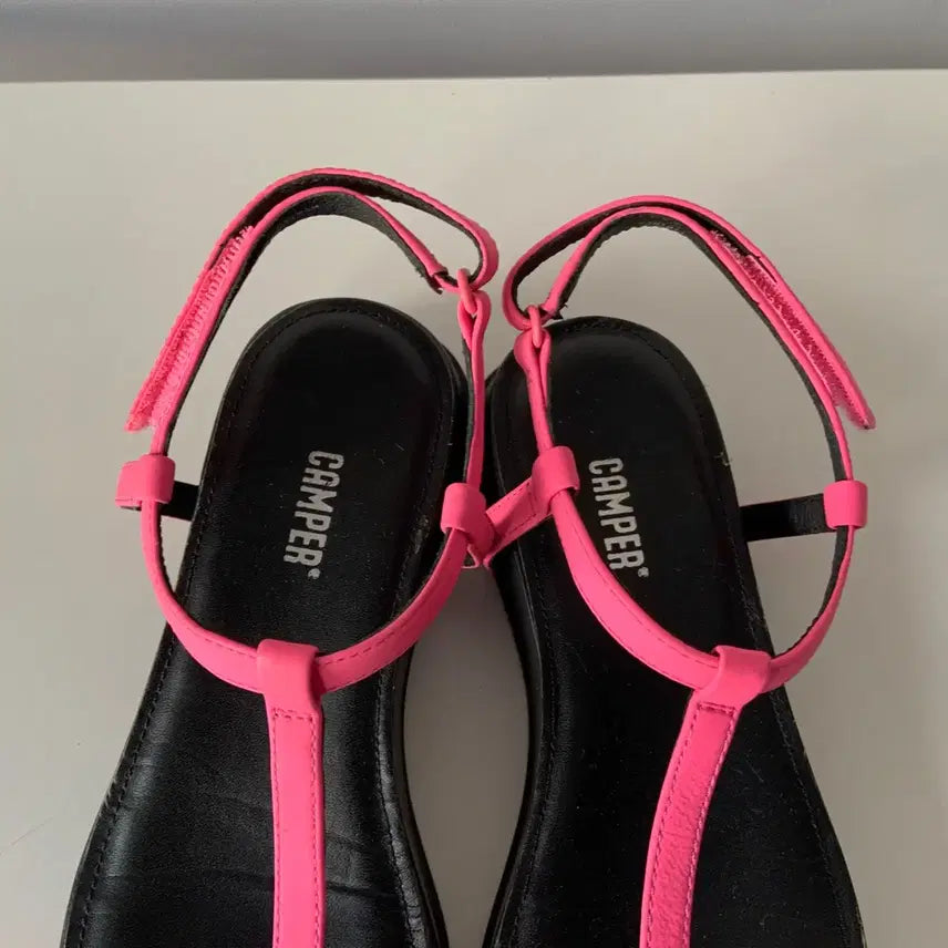 [BUNJANG] Camper Pink Strap Sandals 220 / 220 캠퍼 핑크 스트랩 샌들
