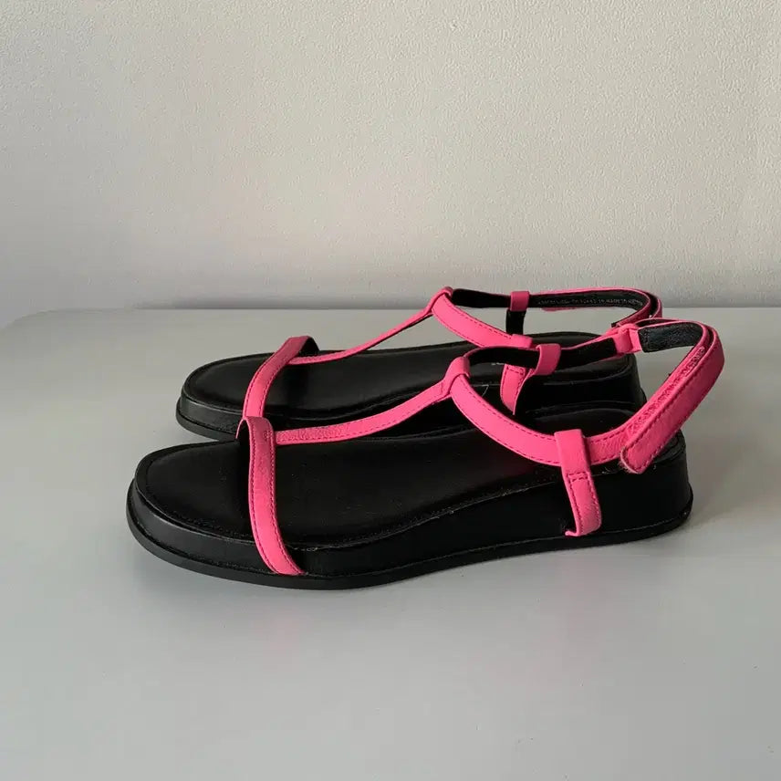 [BUNJANG] Camper Pink Strap Sandals 220 / 220 캠퍼 핑크 스트랩 샌들