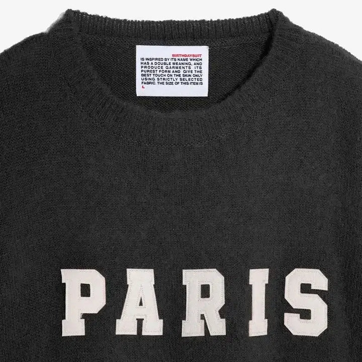 [BUNJANG] BIRTHDAYSUIT 파리스 PARIS 블랙 니트 스웨터 / BIRTHDAYSUIT 파리스 PARIS 블랙 니트 스웨터